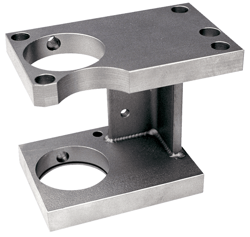 Custom machined and welded parts manufacturing example
