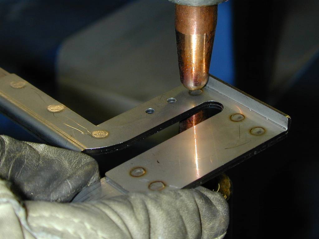 spot welding assembly